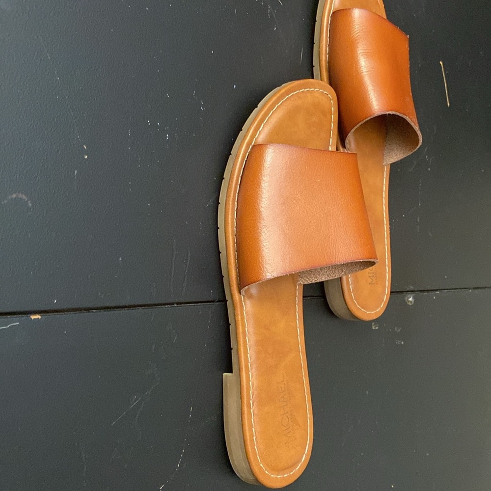 Michael leather slides - Picture 2 of 3